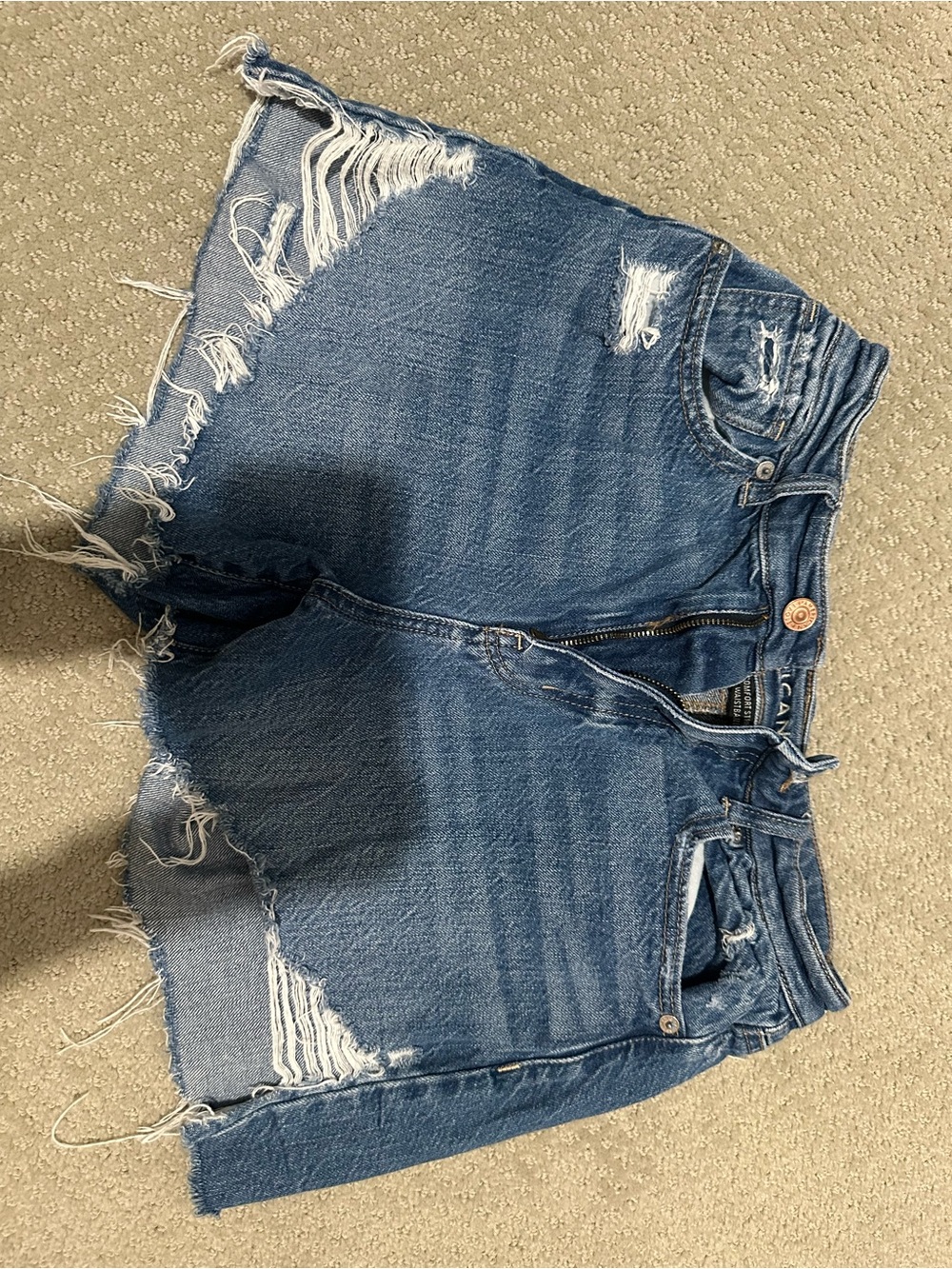 American Eagle High-Waist Denim Shorts